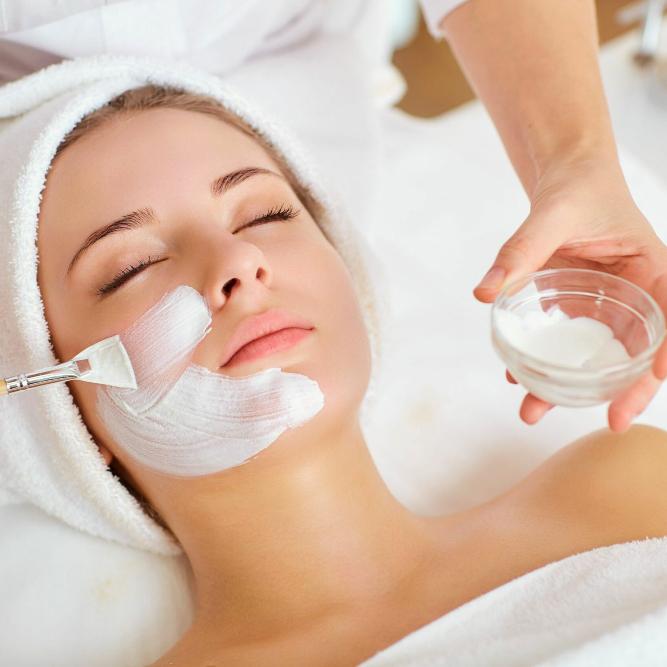 Young Woman Having Chemical Peel Treatment | Sorelle Aesthetics in Orefield, PA