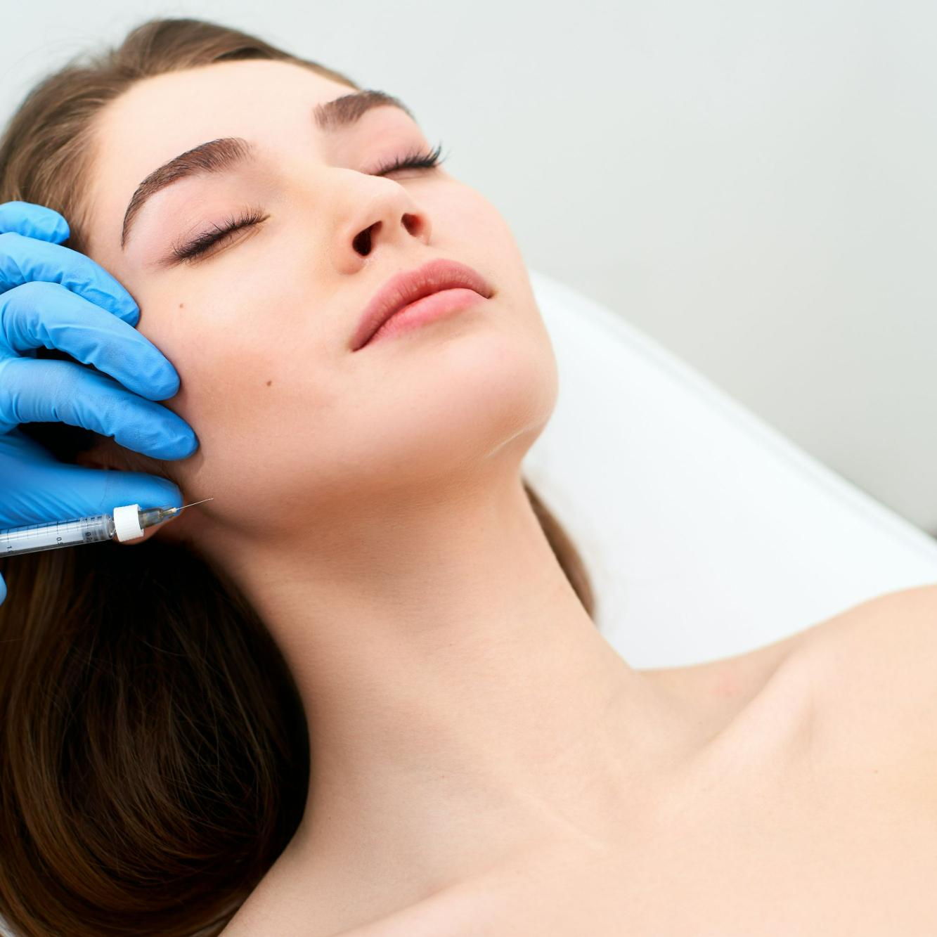 Aesthetician Giving Botox Injection to Young Girl | Sorelle Aesthetics in Orefield, PA